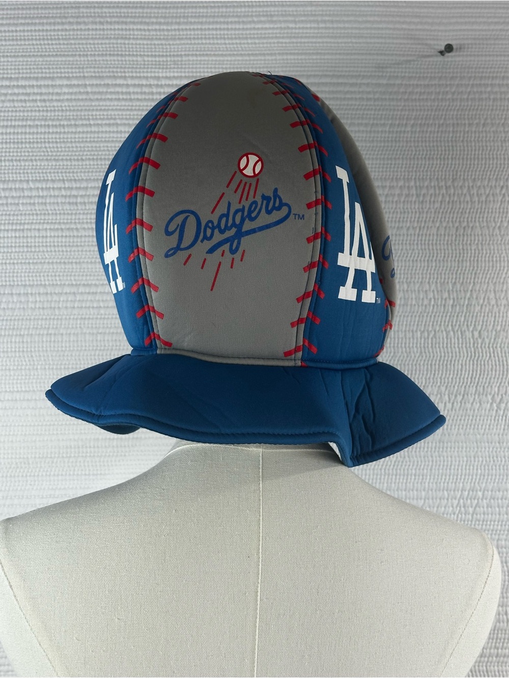LA Dodgers Baseball Stitch Bucket Hat Y2K Sport Streetwear Genuine Merchandise - Picture 2 of 8